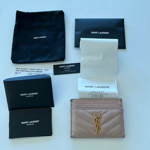 YSL card wallet